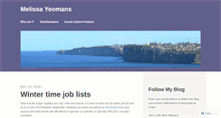 Desktop Screenshot of melissayeomans.com